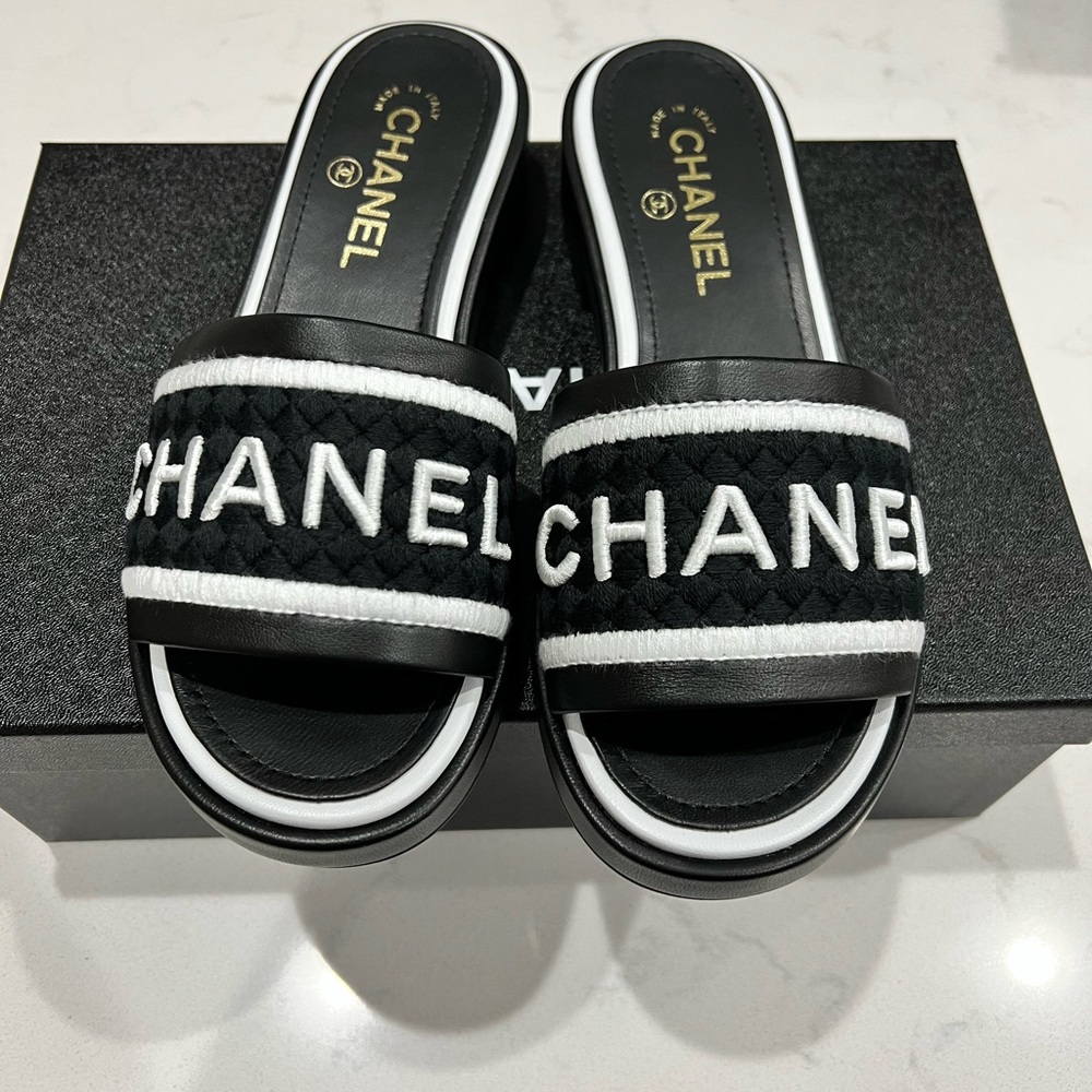 AUTHENTIC CHANEL MULES